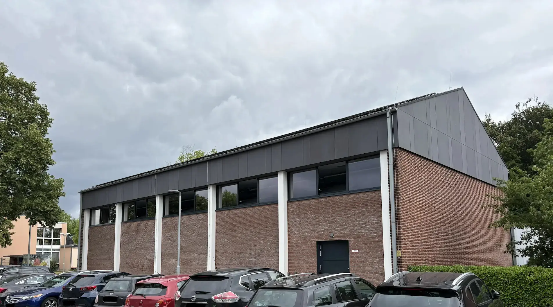 Turnhalle mit Sportbodenheizung